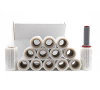14 ROTOLI + DISPENSER FILM ESTENSIBILE MANUALE H 12,5 CM TRASPARENTE MINIROLL
