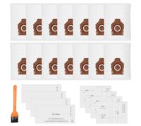 14 sacchetti per aspirapolvere 3D CO compatibili con Miele Guard M1 | Per TU, Guard L1/S1, S8380/Parquet Flex, Cat & Dog/Parquet XL Series, include 4 filtri motore, 4 filtri di scarico Airclean