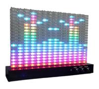 14-Segment Music Spectrum Analyzer LED Display - High Sensitivity Audio Visualizer for Car, Party, Bedroom