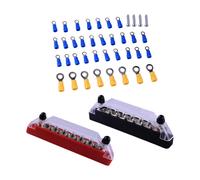 14 Way Red & Black Car Boat Marine Power Distribution Terminal Block Bus Bar New