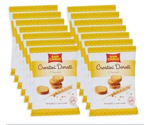 14 x 75g San Carlo Crostini Dorati Classici, Semplici e Croccanti