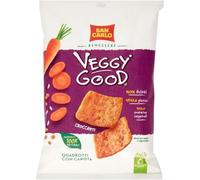 14 X San Carlo Benessere Veggy Good Quadrotti con Carota, Lenticchie e Riso 70g - Snack Vegano e Senza Glutine [BOX da 14 Confezioni]