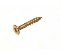 14 X Viti In Legno A Testa Cava Placcate In Ottone Acciaio # 8 X 1 1/4 "