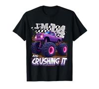14 Year Old Boys Monster Truck It's My 14th Birthday Party Maglietta