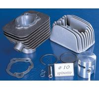 140.0066/10 GRUPPO TERMICO POLINI 75CC Ø46 PIAGGIO CIAO GHISA ARIA