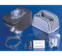 140.0066 KIT CILINDRO GRUPPO TERMICO POLINI GHISA PIAGGIO CIAO D.46mm, corsa ...
