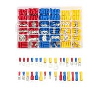 140-1200 Pz Assortiti Terminali A Forcella Cavo Isolato Giunto di Testa Connettore Filo Elettrico A Crimpare Anello Forcella Set Anello Capicorda kit(Only 720PCS)