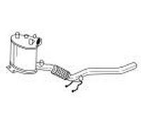 140 cv Filtro antiparticolato per VW Caddy III 2CA, 2CH, 2KA, 2KH 2.0 TDI 1968 c