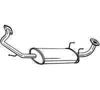 BOSAL 281-357 Marmitta centrale