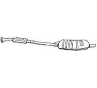 140 cv Silenziatore posteriore per BMW 3 Coup E36 318is 1796 cc 103 KW 140 CV