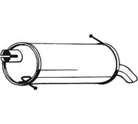 Bosal Silenziatore posteriore 154-323 per Ford Galaxy 2.3 140 CV