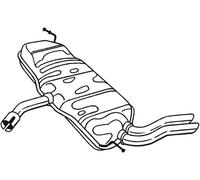 BOSAL 227-233 Marmitta