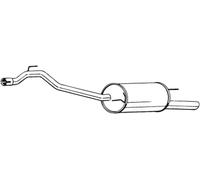 140 CV SILENZIATORE POSTERIORE PER VW Transporter IV Pian P. T. 70E, 70L, 70M, 7