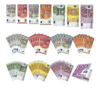 140 fogli di denaro da gioco negozio mercantile gioco decorazione 7 valori set Movie Money 5/10/20/50/100/200/500 per apprendimento e gioco (20 banconote di ogni denominazione)