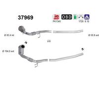 140 KW 190 CV CATALIZZATORE PER Skoda Octavia III 5E3, NL3, NR3 2.0 TSI 4x4