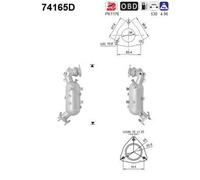 140 KW 190 CV CATALIZZATORE PER Nissan Pathfinder III Van R51 2.5 dCi 4x4
