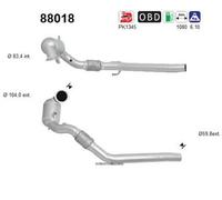 140 KW 190 CV CATALIZZATORE PER Audi A3 Cabriolet 8V7, 8VE 2.0 TFSI