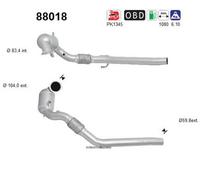 140 KW 190 CV CATALIZZATORE PER Audi A3 Cabriolet 8V7, 8VE 2.0 TFSI