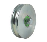 140 mm Ruota a gola tonda 20,5 mm Scanalatura 2 cuscinetti a sfera