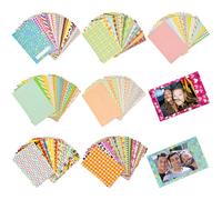 140 Pezzi Adesivi Colorati per Foto di Polaroid, Adesivi per Bordi foto Istantanee, Adesivi per Cornici Foto Colorata, Adesivo decorativi per Bordi Fotografici, Cornice Autoadesive per Foto in Carta