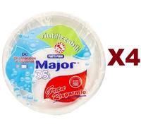 140 PIATTI MAJOR PIANI RIUTILIZZABILI DAL CONGELATORE AL MICROONDE Ø210MM PIATTO