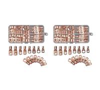 140 Pz. Connettore Capocorda SC6-25 Connettori In Rame Nudo Kit5020