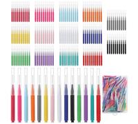 140 spazzole interdentali, spazzole interdentali in 14 colori con custodia, spazzole interdentali riutilizzabili e flessibili, spazzole dentali per la pulizia dei denti, parentesi graffe, pulizia