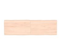 140 x 40 cm Solid Wood Table Top, Raw Edge Design, Versatile Kitchen Dining Table, Desk Surface, Ricambio Tavolo per Home & Office Use