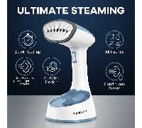 1400W Stiratore portatile ad alta potenza, riscaldamento rapido in 30 secondi, serbatoio dell'acqua di grandi dimensioni, design anti-perdite multi-angolo, pieghevole con un clic, portatile e facile d