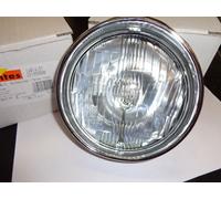 14014157 FIAT 500 F L FARO FANALE ANTERIORE / FRONT LIGHT GHIERA CROMATA A1