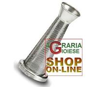 Reber Setaccio Inox N.3 per spremipomodoro Fori 1,5 mm