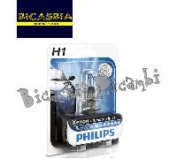 14076 - LAMPADA PHILIPS H1 BLUE VISION - 12V 55W PIAGGIO DUCATI SUZUKI