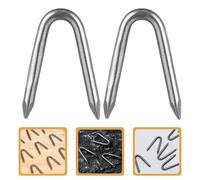 140pcs graffette per recinzione in ferro a forma di U per impieghi gravosi