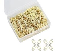 140pcs mini graffette a forma di cuore, Graffetta In Metallo, Forma Di Cuore Piccole Graffette, Graffette Ufficio Segnalibri Per Libro, Di Carta Raccoglitori Clip Per Memo, Carta, Poster, Foto(Oro)