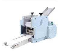 140W Automatic Dumpling Skin Maker, Rullo di impasto commerciale in acciaio inossidabile per i rulli di primavera Pierogi Ravioli Momo, apparecchio da cucina ad alta velocità con muffa quadrata, desig