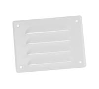 140x105mm Griglia di Ventilazione con Zanzariera - Griglie D'Aerazione in Metallo - Acciaio, Bianca