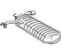 Bosal Marmitta 169-039 – Silenziatore posteriore per Hyundai Tucson 2.0 141 CV