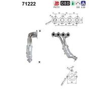 105 KW 143 CV CATALIZZATORE PER Mercedes Classe C W203 C 180 Kompressor