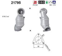 141 KW 192 CV CATALIZZATORE PER Opel Corsa D S07 1.6 Turbo