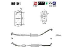 141 KW 192 CV CATALIZZATORE PER Toyota Corolla E12 1.8 VVTL-i TS