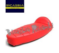 1411 - SELLA SELLONE ROSSA CON BORDINO VESPA 50 SPECIAL R L N 125 ET3 PRIMAVERA