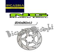 14131 - DISCO FRENO NG 437 HONDA 125 CRM R DEL 2000