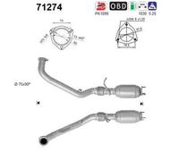 142 KW 193 CV CATALIZZATORE PER Mercedes Classe A W169 A 200 Turbo