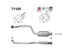 141 KW 192 CV CATALIZZATORE PER Mercedes CLK Cabriolet A208 200 Kompressor