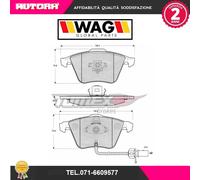 1423 Kit pastiglie freno a disco ant adatto a Audi-Seat (MARCA-WAG)