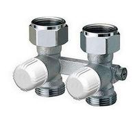 1423 Valvola MONO-BITUBO manuale diritta attacchi 3/4" eurokonus FAR
