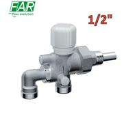 1425 - valvola mono-tubo 1/2'' termostatizzabile - interasse variabile - attacc