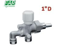 1425 - valvola mono-tubo 1'' termostatizzabile - interasse variabile - attacco r