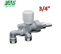 1425 - valvola mono-tubo 3/4'' termostatizzabile - interasse variabile - attacc