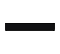 Paraspruzzi lungo pvc Camion superficie liscia 240x35cm Nero